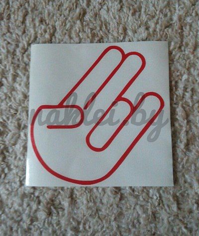 Наклейка символика JDM