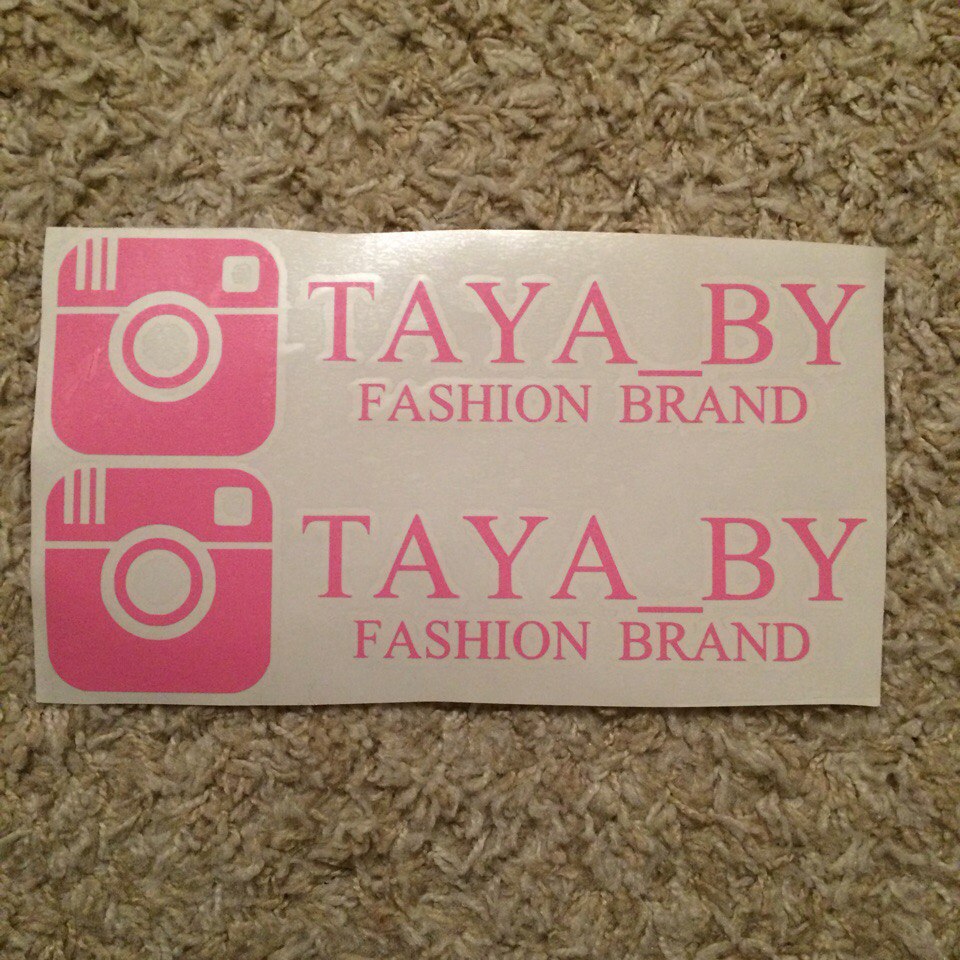 TAYA_BY Fashion Brand наклейки