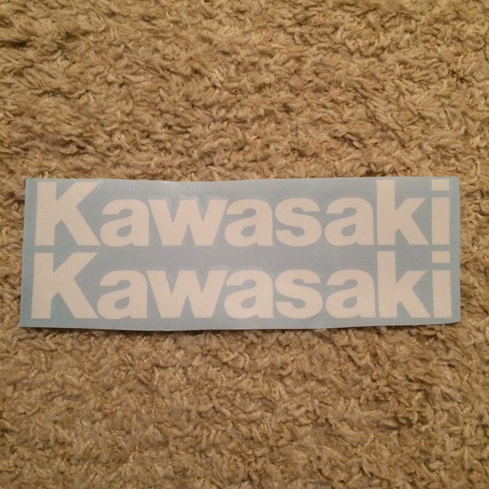 наклейки KAWASAKI минск