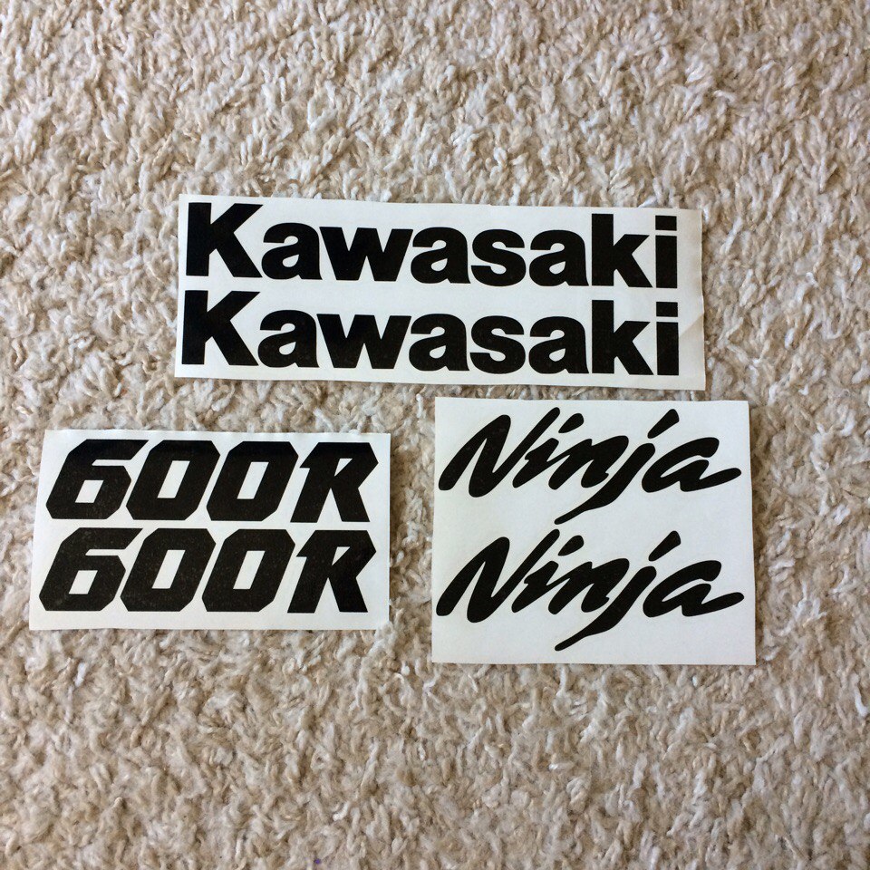 мото наклейки kawasaki ninja 600R