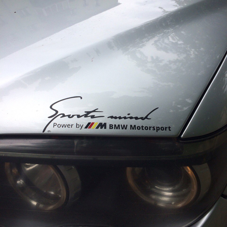 наклейки bmw sports mind